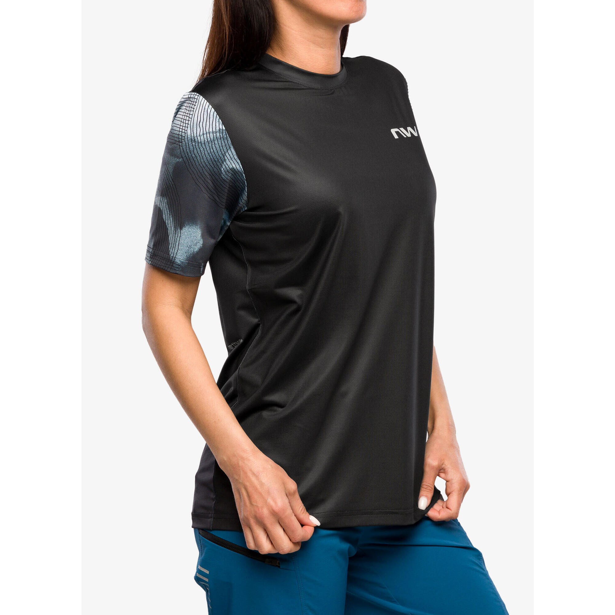 Northwave - Maillot Cycliste Femme Northwave Xtrail 2 - Maillot Manches Courtes - Noir - 36 Xs - Decathlon