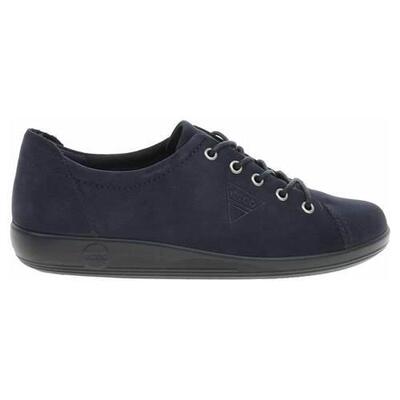 Ecco Soft 2 Schuhe blau nightsky Damen Schnürer