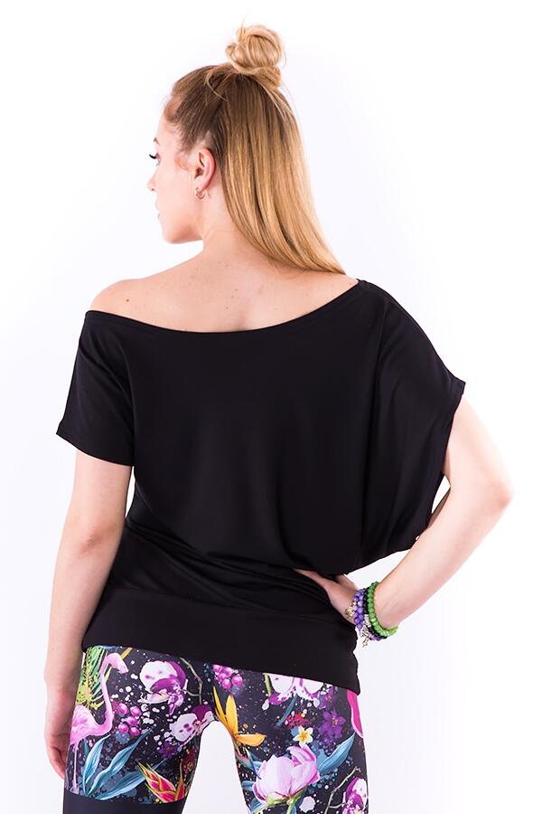 Blouse noire pour femme de danse 2skin RUNWAY 2/4
