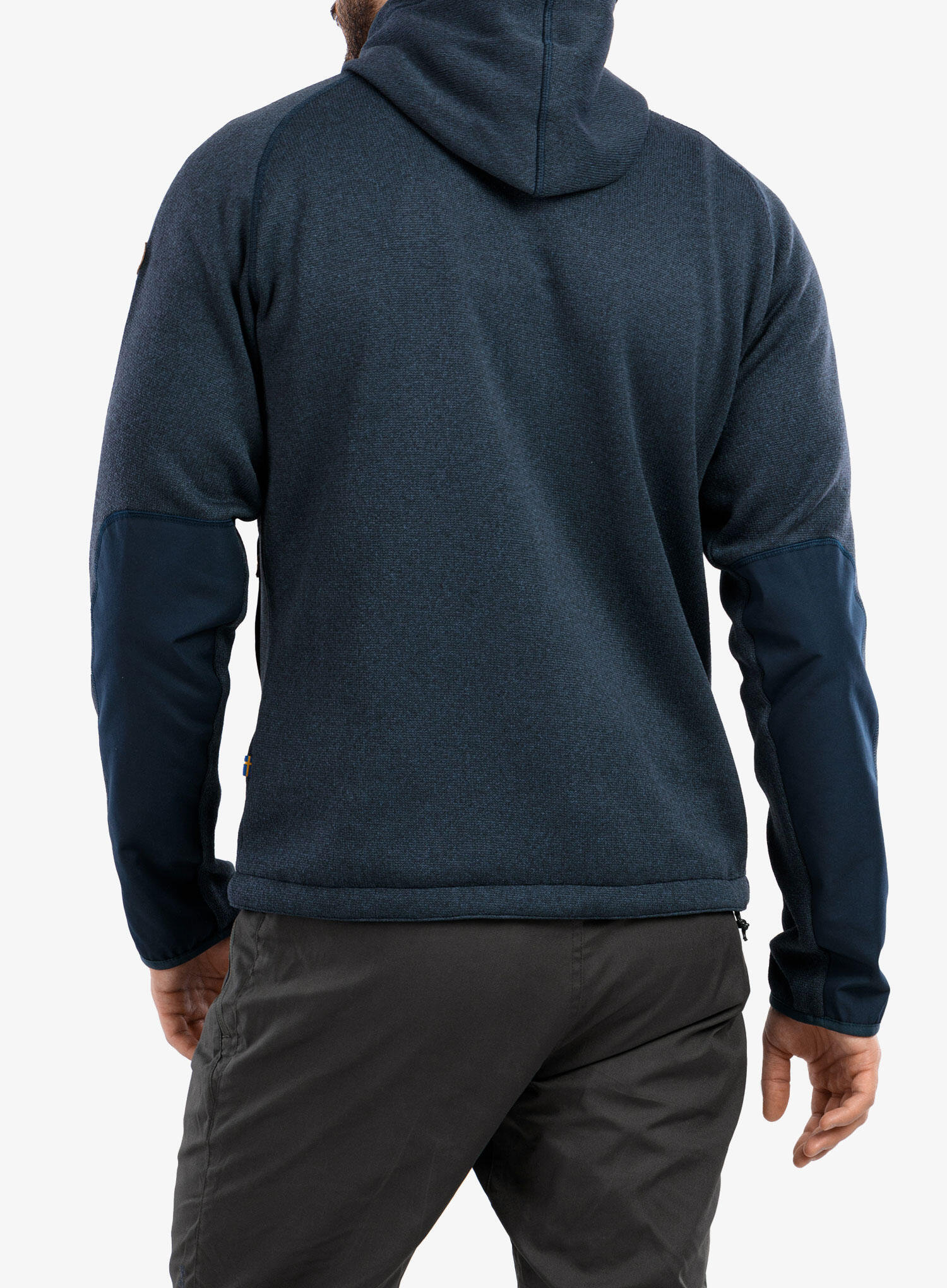 Fjällräven Övik Veste Polaire à Capuche M560 - Bleu Marine 4/7