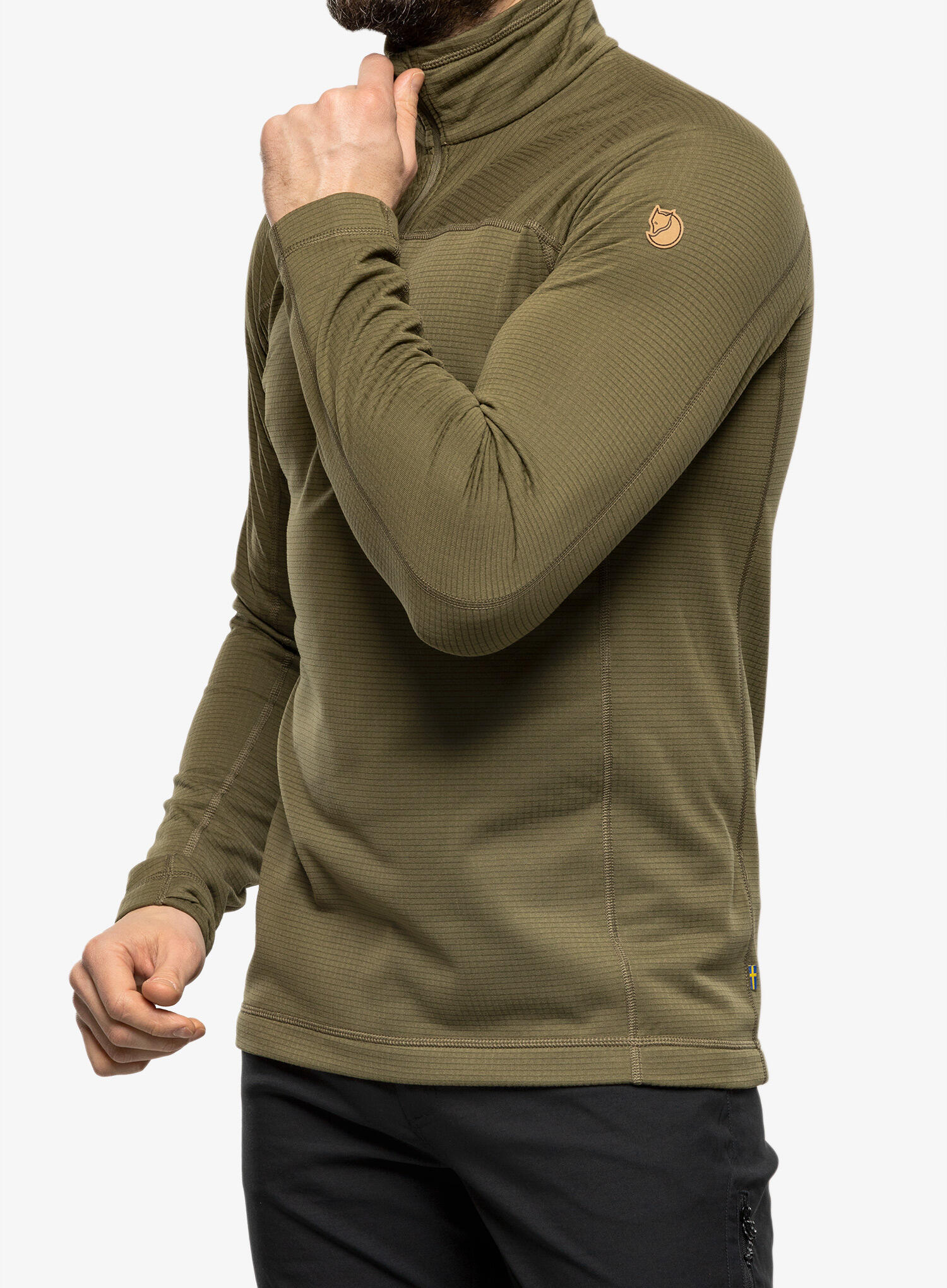 Bluza polarowa męska Fjallraven Abisko Lite Fleece Half Zip 3/7