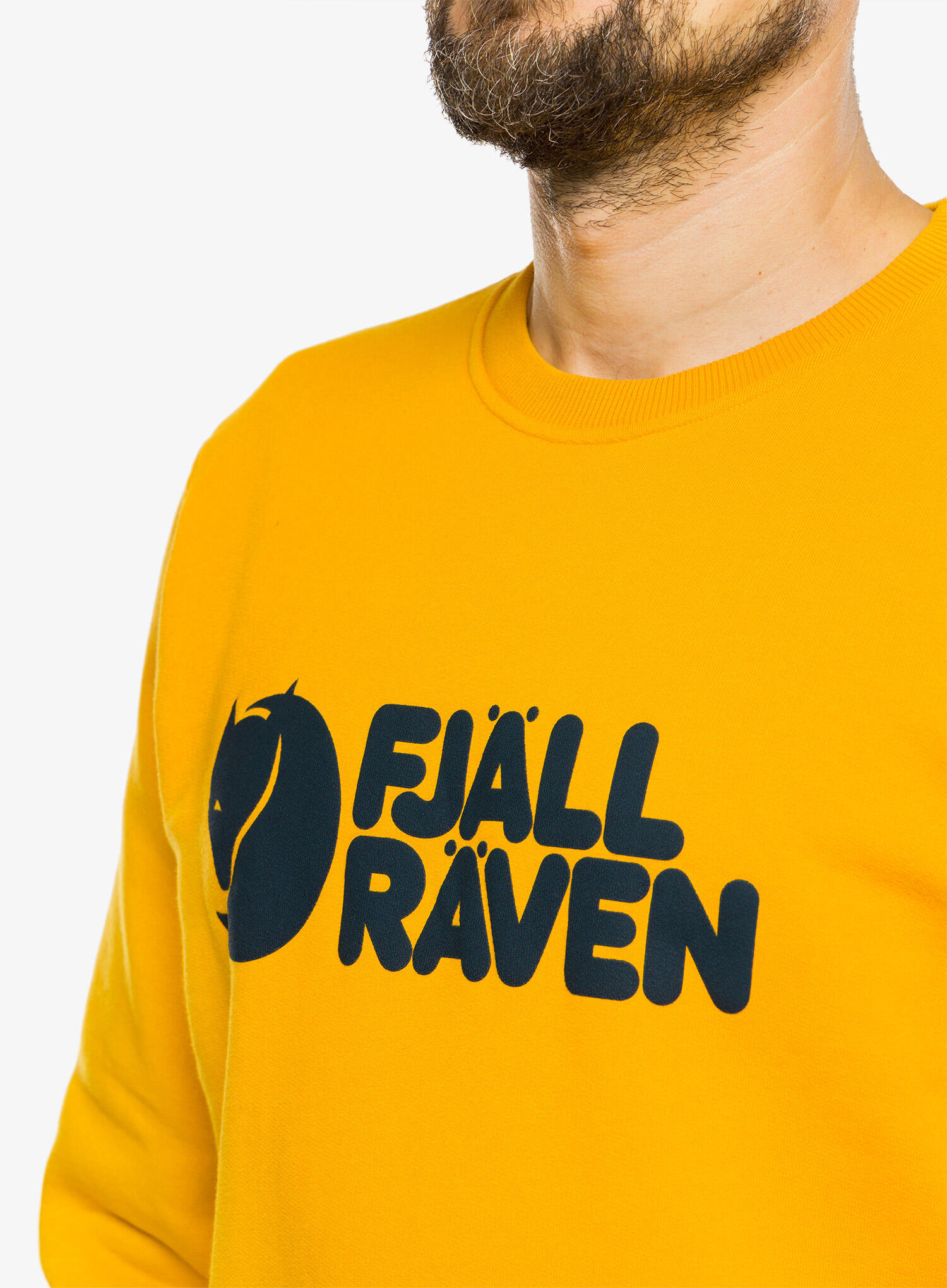 Bluza bawełniana męska Fjallraven Logo Sweater 5/5