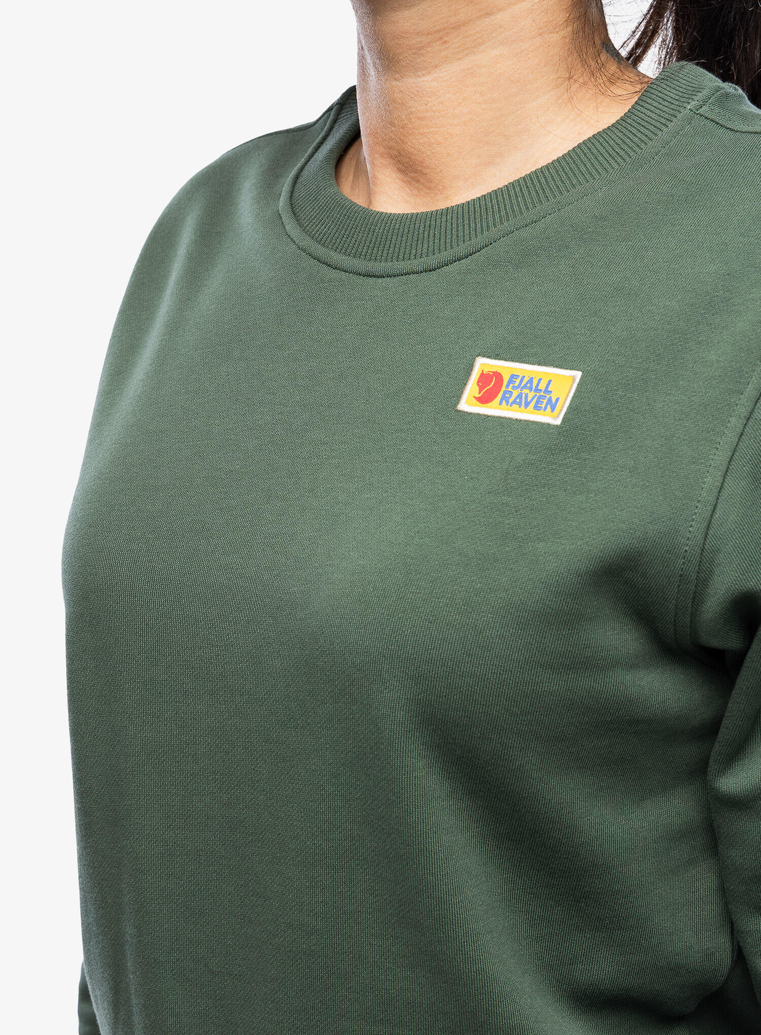 Bluza bawełniana damska Fjallraven Vardag Sweater 4/4