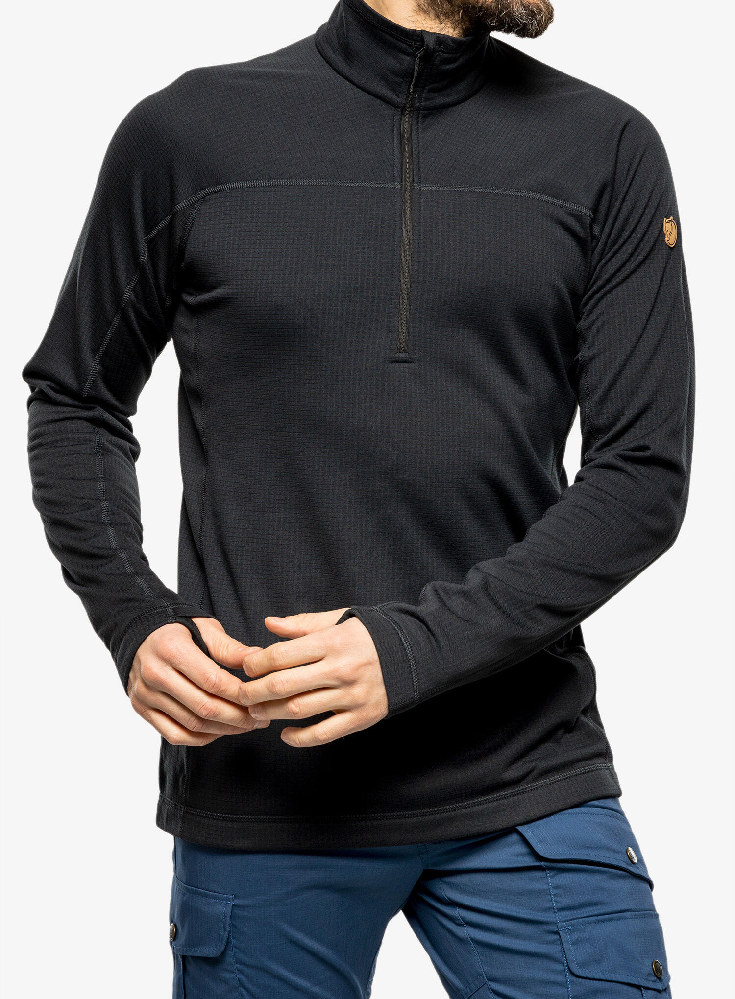Bluza polarowa męska Fjallraven Abisko Lite Fleece Half Zip 7/7