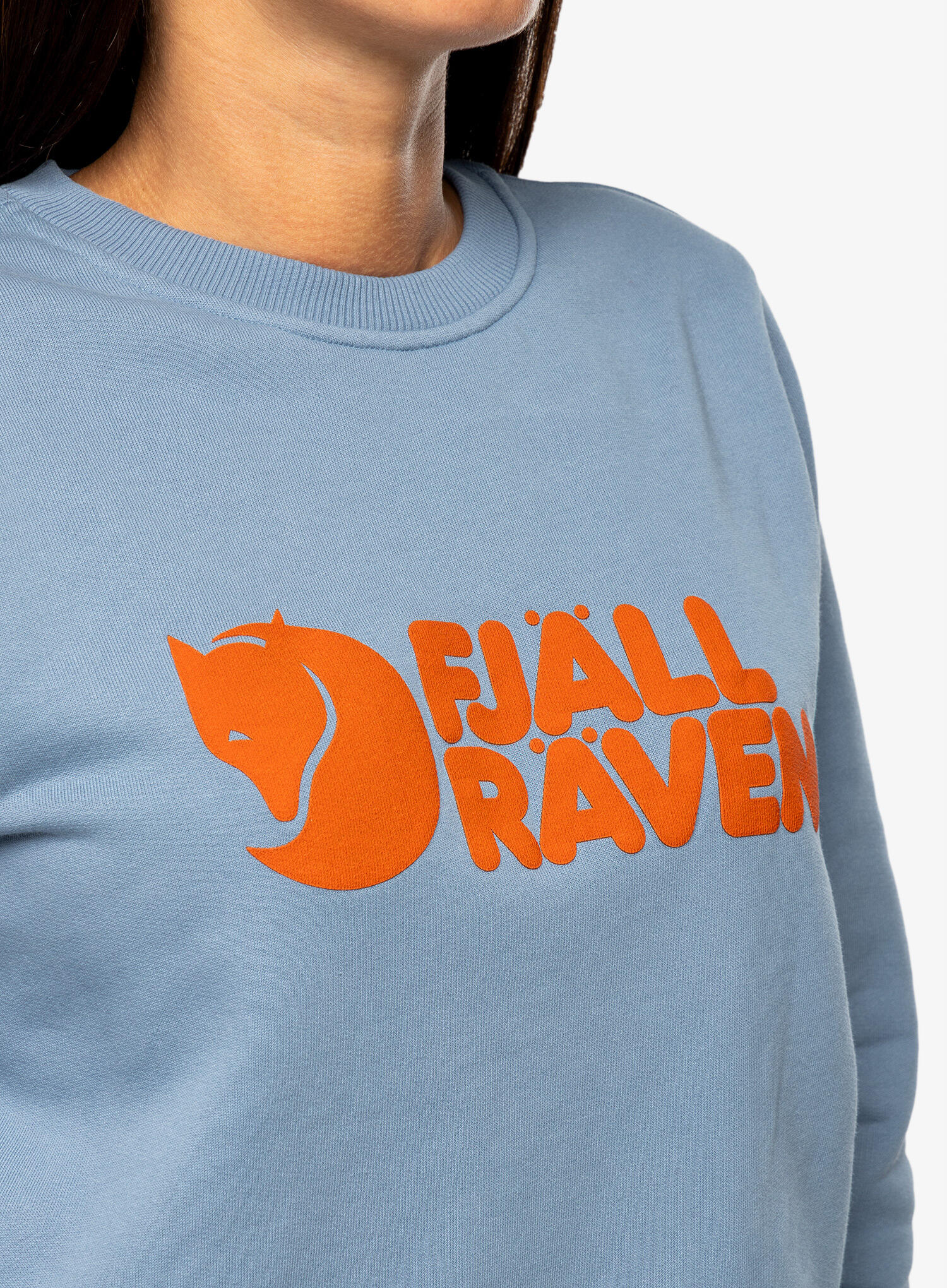 Bluza bawełniana damska Fjallraven Logo Sweater 5/7