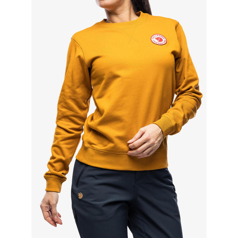 Bluza bawełniana damska Fjallraven 1960 Logo Badge Sweater W