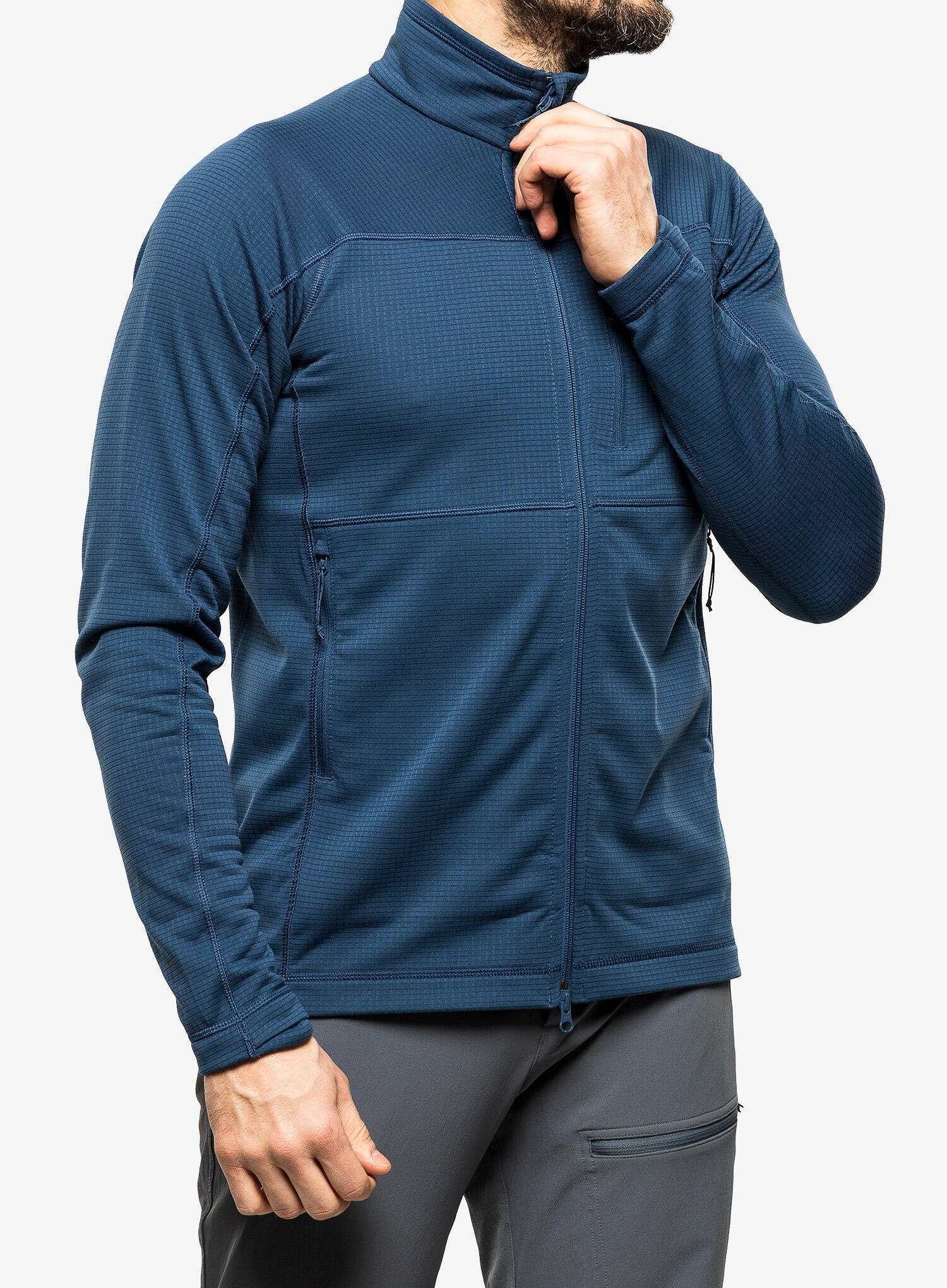 Bluza turystyczna męska Fjallraven Abisko Lite Fleece Jacket polarowa 7/7
