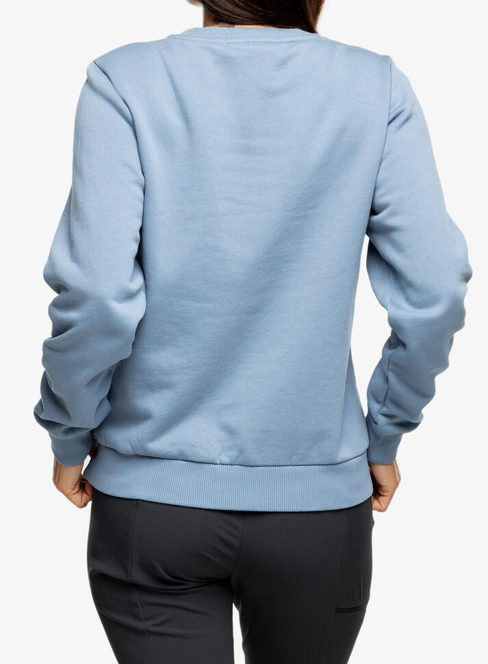 Bluza bawełniana damska Fjallraven Logo Sweater