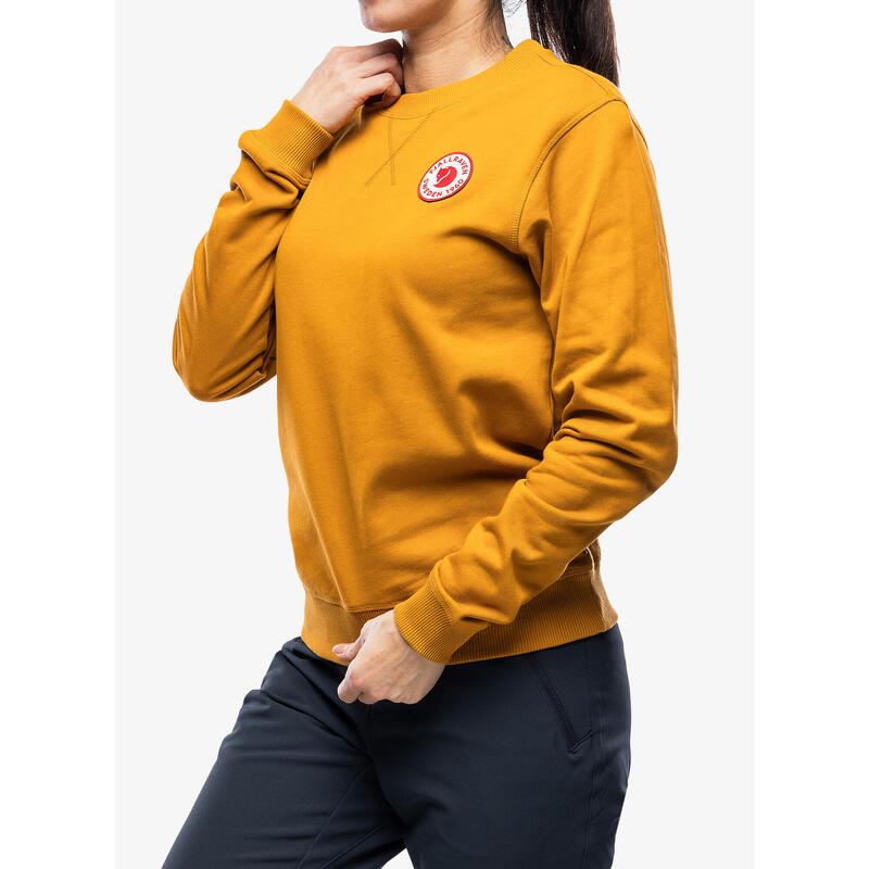 Bluza bawełniana damska Fjallraven 1960 Logo Badge Sweater W