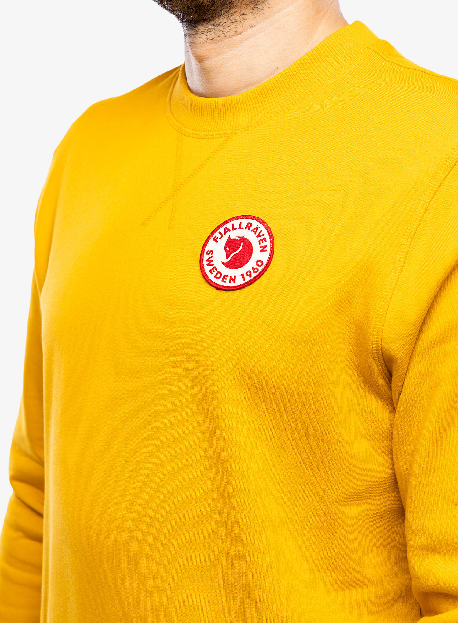 Bluza bawełniana męska Fjallraven 1960 Logo Badge Sweater M 5/5