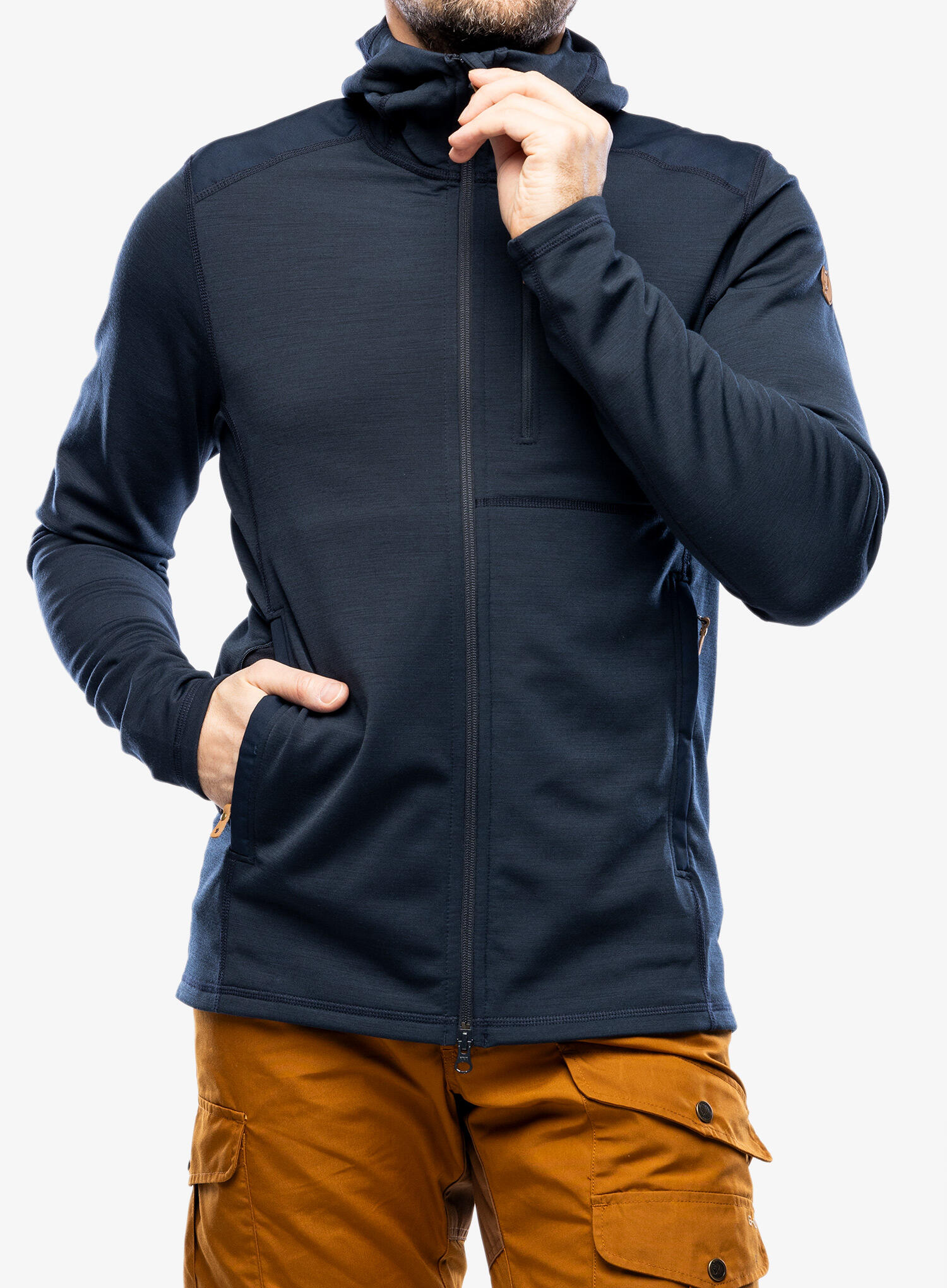 Bluza z kapturem męska Fjallraven Keb Fleece Hoodie 3/7