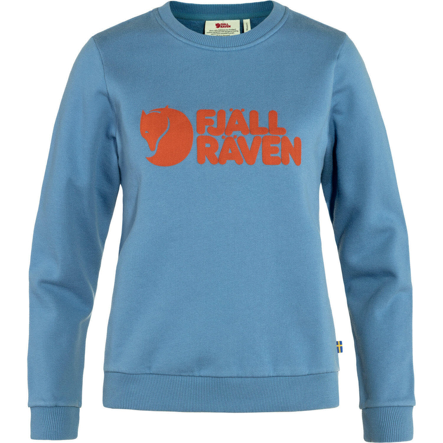Bluza bawełniana damska Fjallraven Logo Sweater 1/7