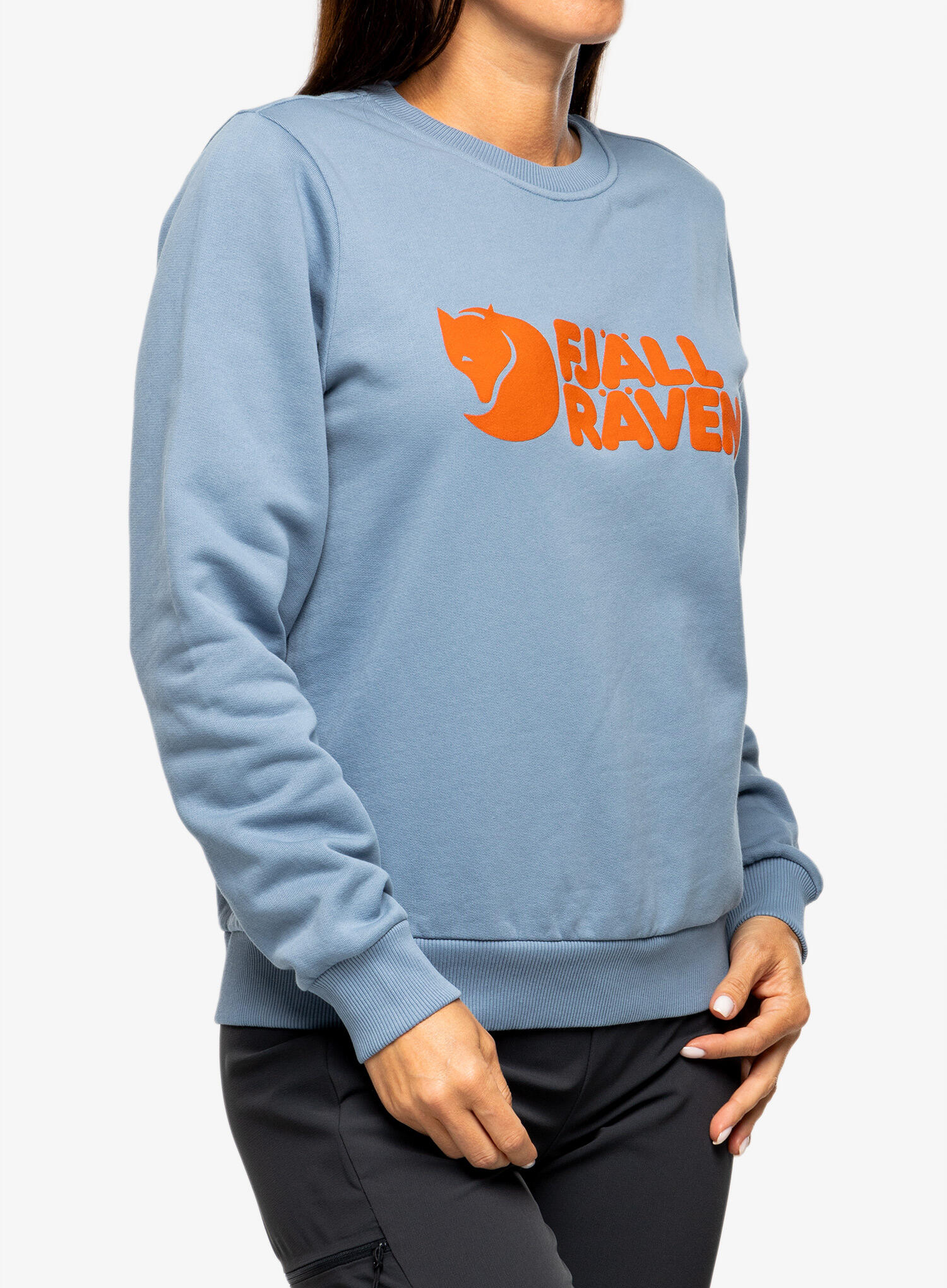 Bluza bawełniana damska Fjallraven Logo Sweater 6/7
