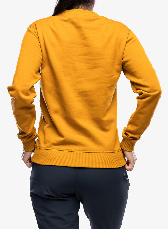 Bluza bawełniana damska Fjallraven 1960 Logo Badge Sweater W