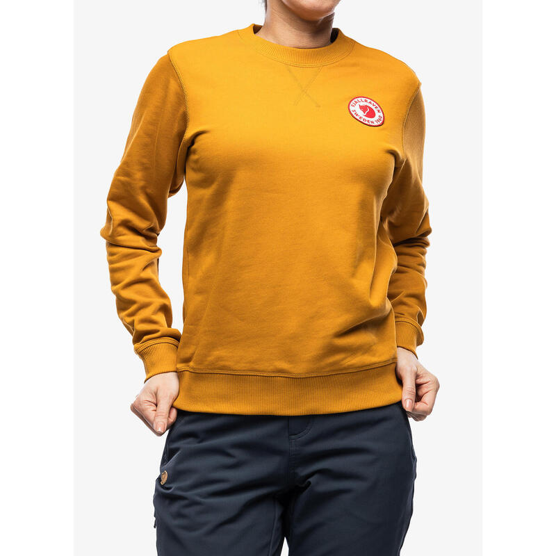 Bluza bawełniana damska Fjallraven 1960 Logo Badge Sweater W