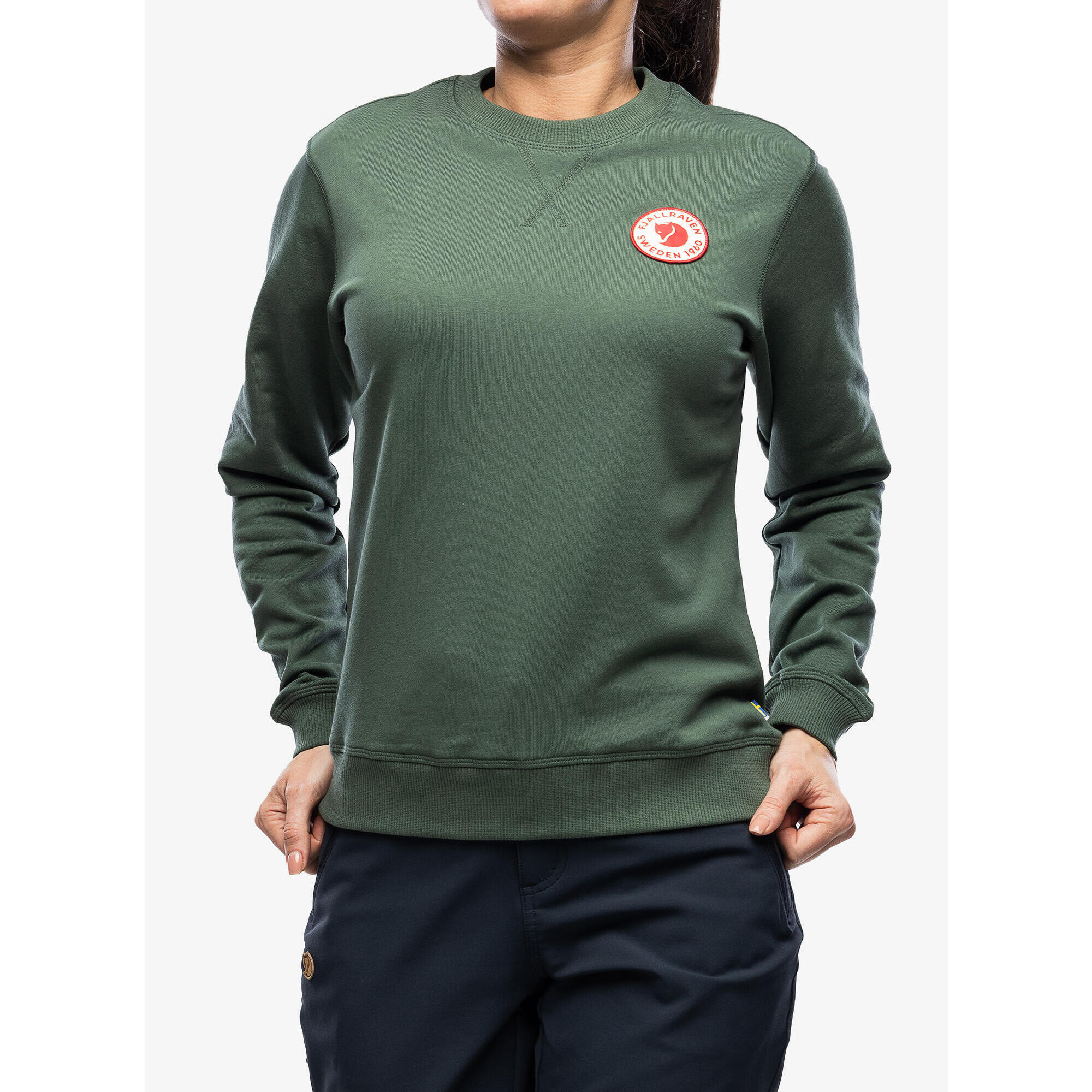 Fjälräven Kankeen - Fjällräven Pull À Badge Avec Logo 1960 Pour Femme - Sweat-shirt - Vert - 36 Xs - Decathlon