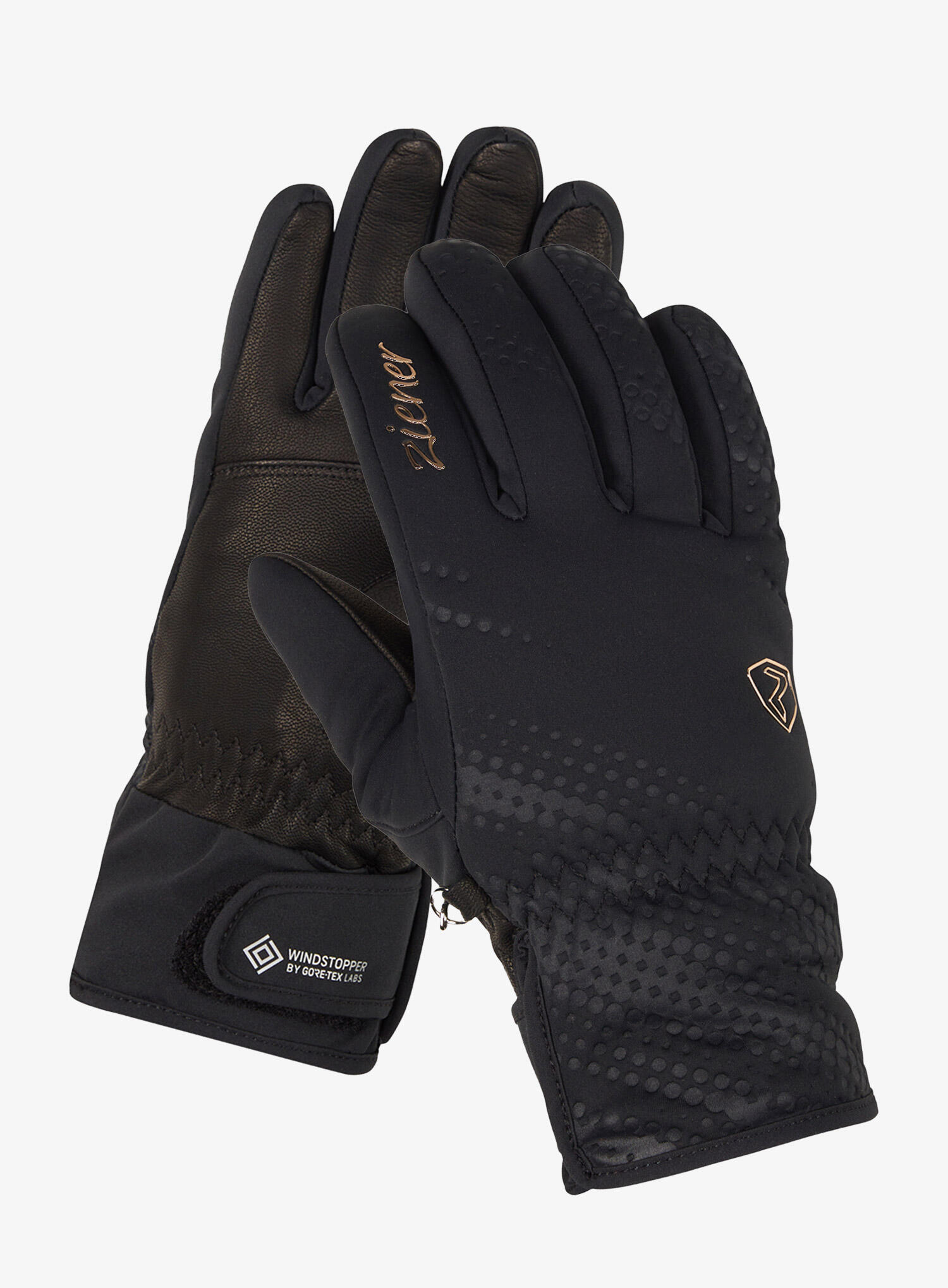 ZIENER Ziener Ziener Handschoenen KAROI WS PR lady glove DAMES black.rose metallic