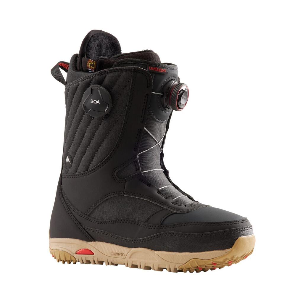 BURTON Women's Limelight BOA Snowboard Boots - BLACK