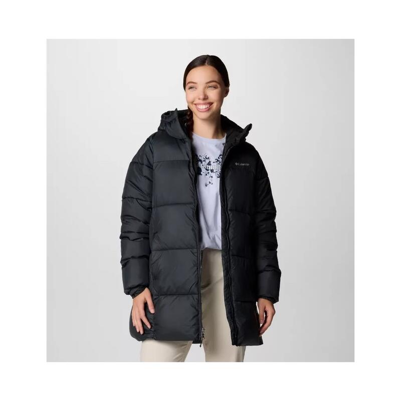 Jacheta de iarna Puffect II Mid Hooded Jacket - negru femei