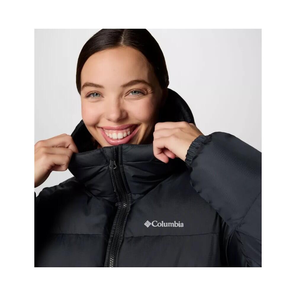 Jaqueta feminina Columbia Puffect II com capuz médio 3/7