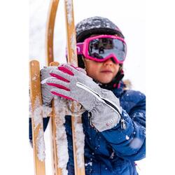 CAIRN Gants enfant LEO 2 B C-TEX - GREY CHINE FUSCHIA