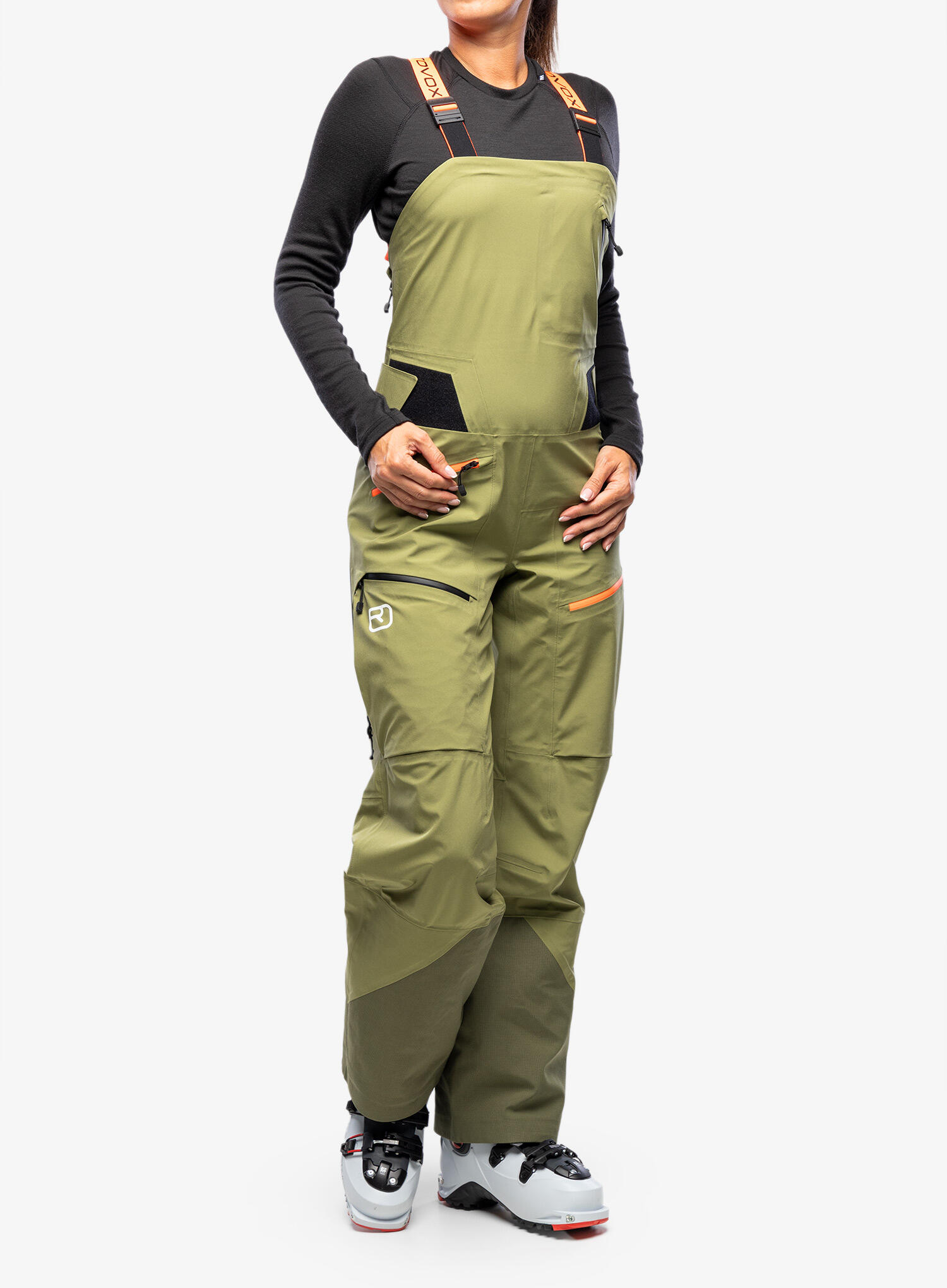 Spodnie skiturowe damskie Ortovox 3L Deep Shell Bib Pants 2/7