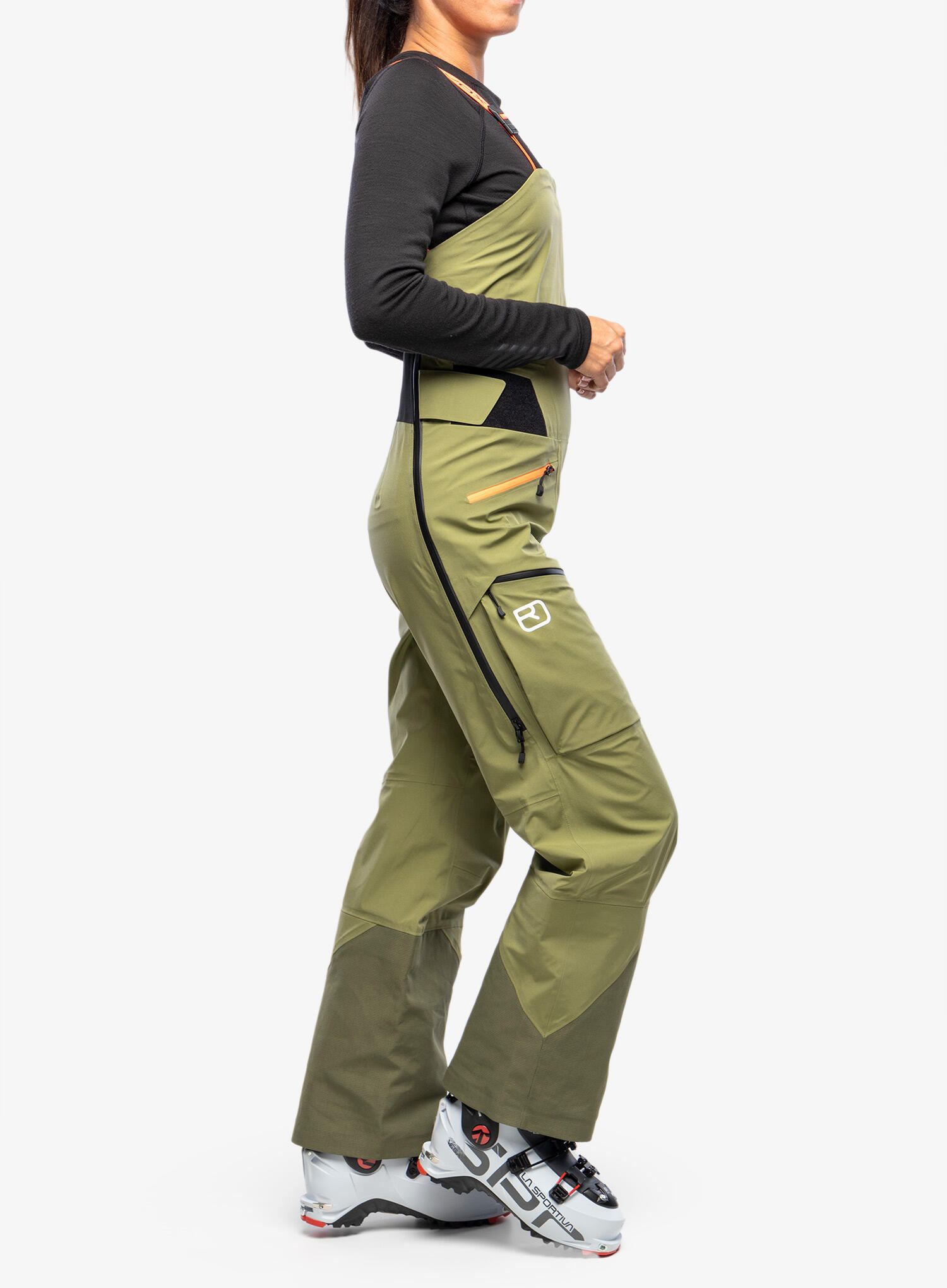 Spodnie skiturowe damskie Ortovox 3L Deep Shell Bib Pants 3/7