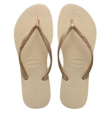 Havaianas - slim | sand grey/light golde