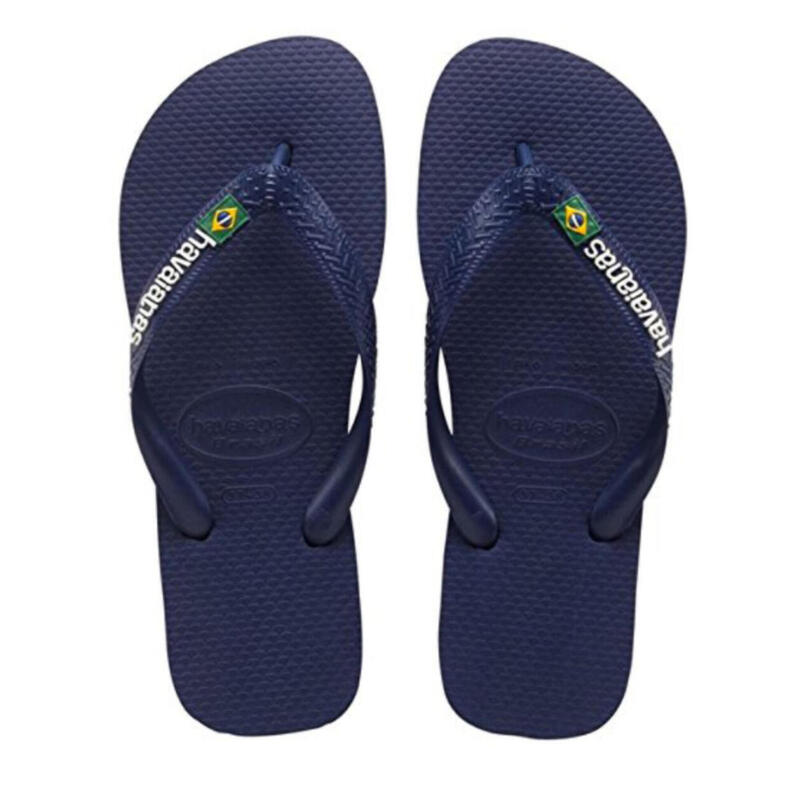 Flip-flops Havaianas Model Brasil Logo Culoare Albastru