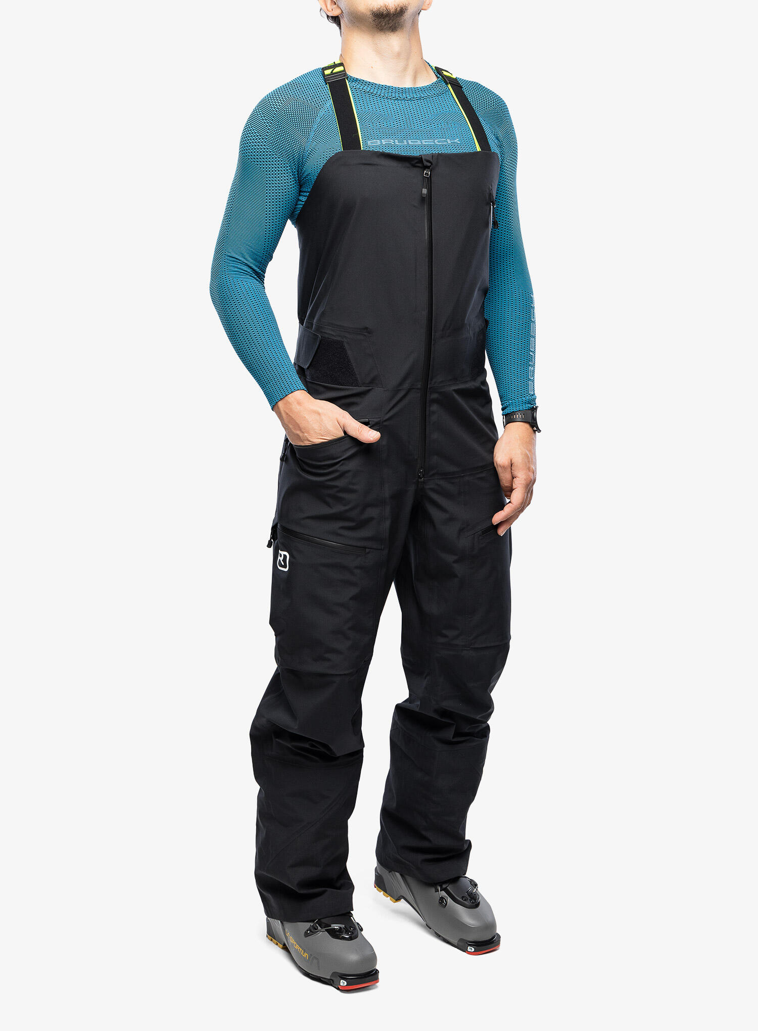 Spodnie skiturowe męskie Ortovox 3L Deep Shell Bib Pants 2/7