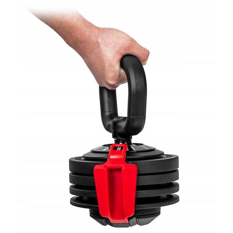 Hantla regulowana 2w1 kettlebell Sapphire SG-3011 2-24 kg