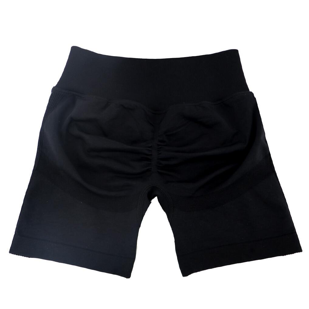 AS-003 Short de Modelage Sans Couture Noir 2/5