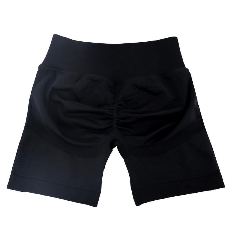 AS-003 Pantaloni Scurți De Modelare Fără Sudură, Negru
