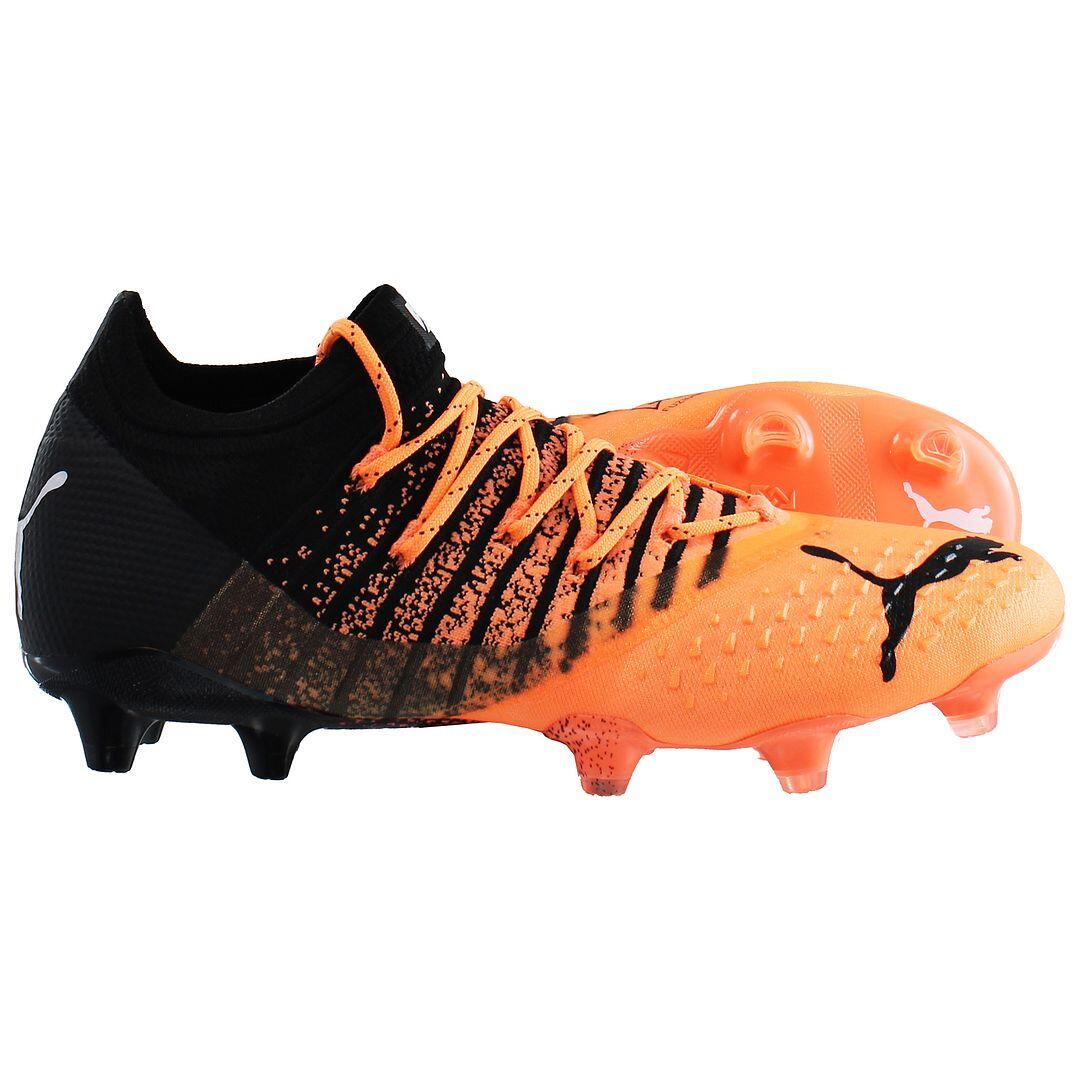 Puma Future Z 1.3 FG/AG Mens Orange/Black Football Boots 4/5