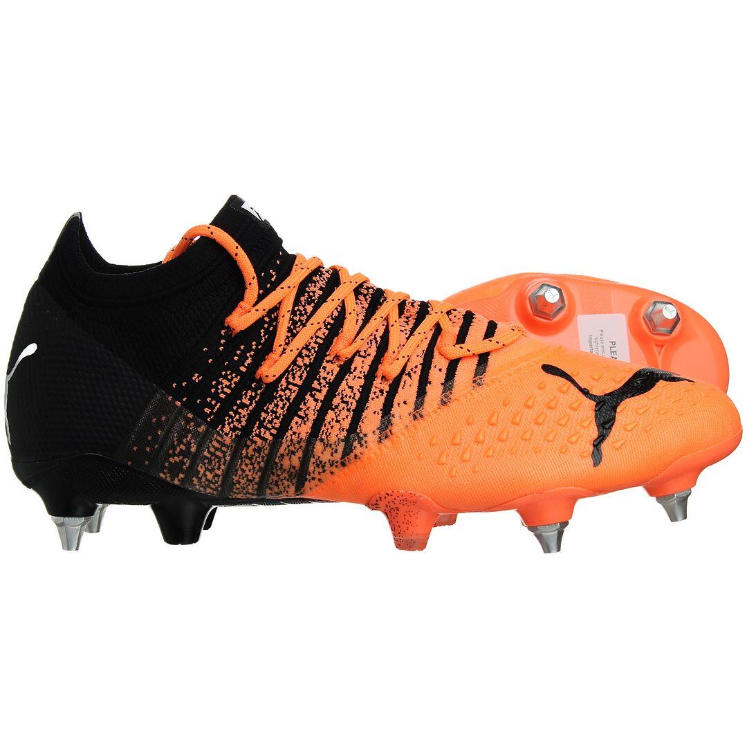 Puma Future Z 1.3 MxSG Mens Orange/Black Football Boots | Decathlon
