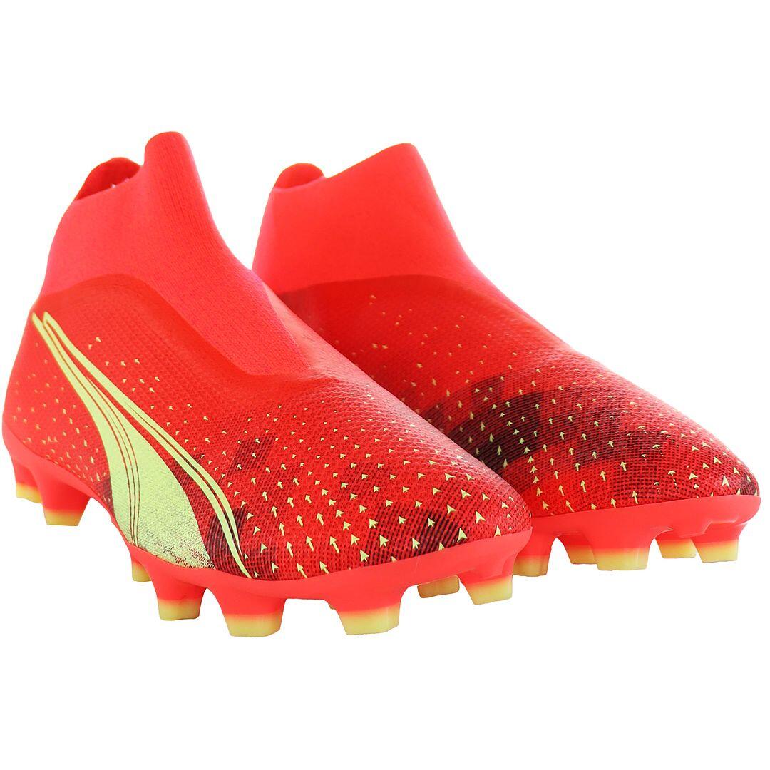 Puma Ultra Match+ LL FG/AG Mens Orange Football Boots 2/6