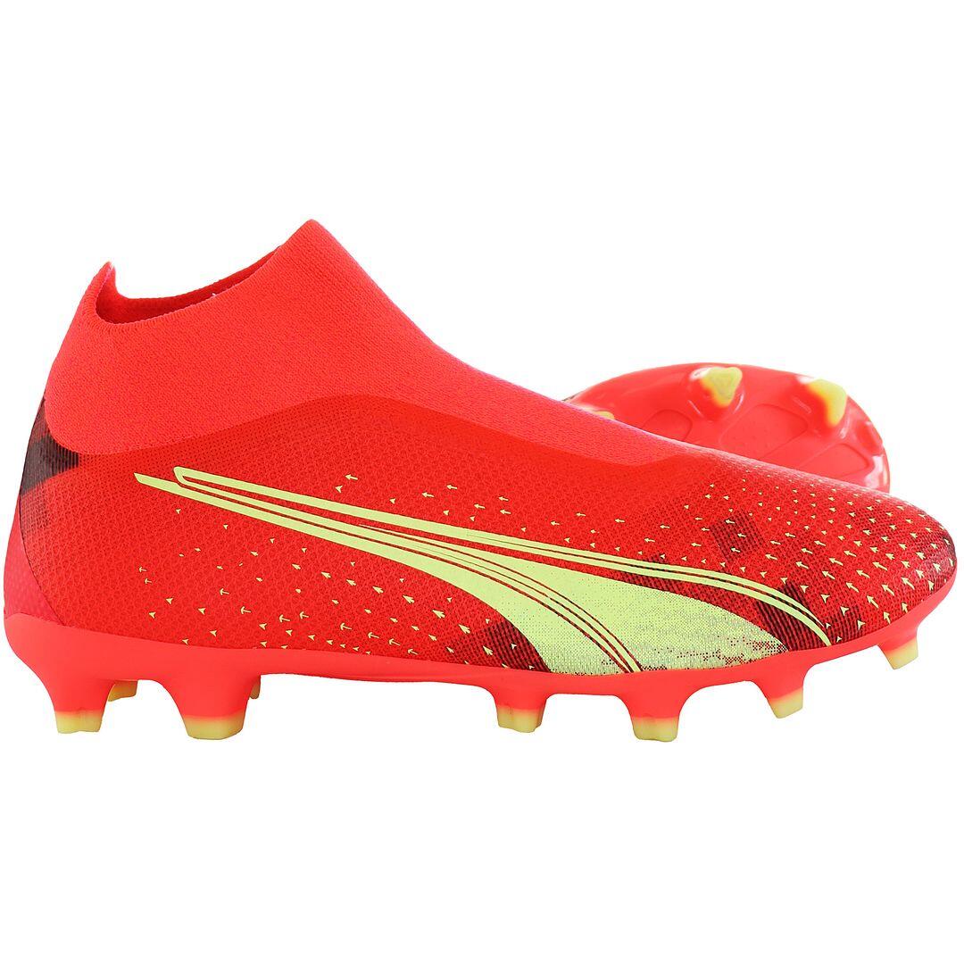 Puma Ultra Match+ LL FG/AG Mens Orange Football Boots 3/6