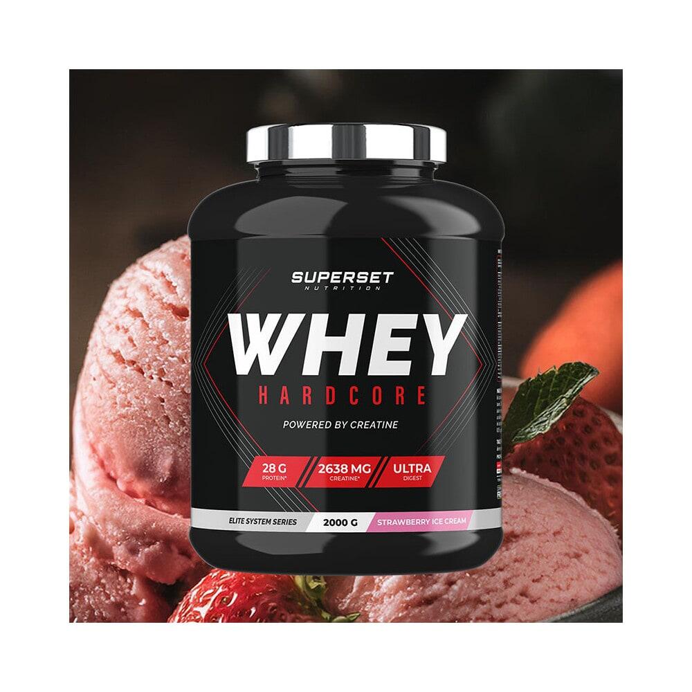 Proteine Whey - Whey Hardcore (2kg) - Gelato Alla Fragola 4/7