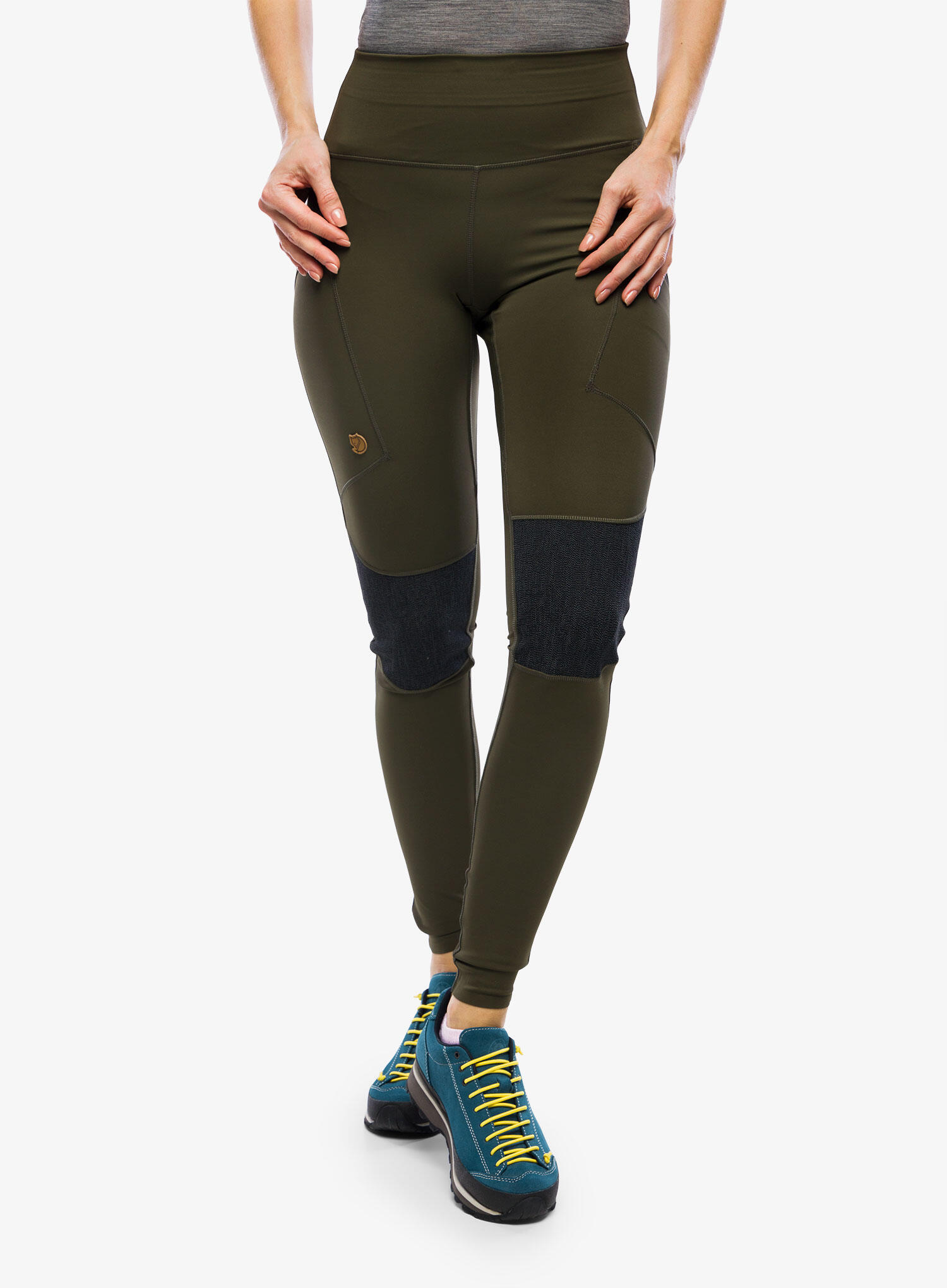 Fjällräven Abisko Trekking Tights HD W Damen (Deep Forest) Größe XL 4/6