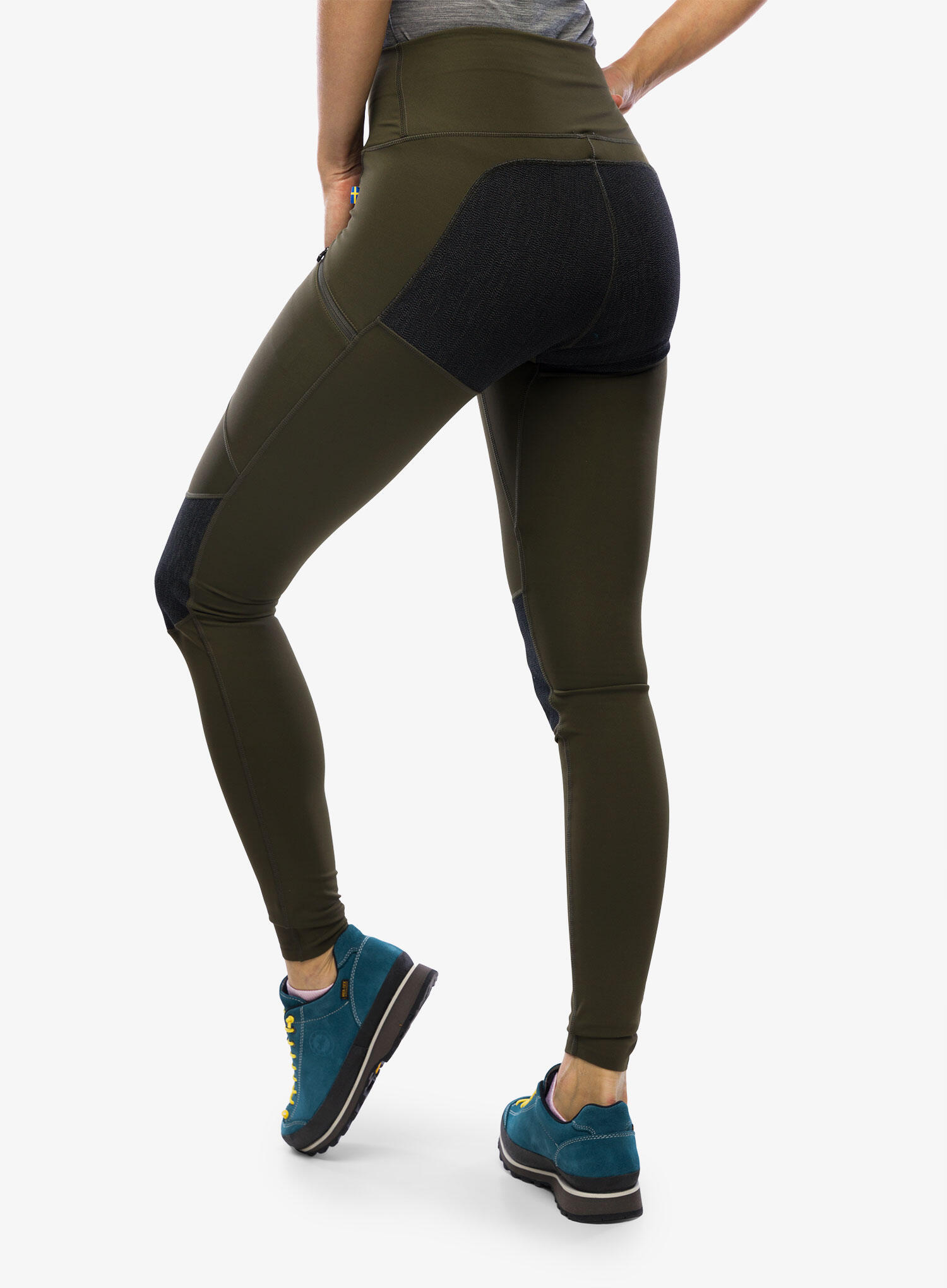 Fjällräven Abisko Trekking Tights HD W Damen (Deep Forest) Größe XL 5/6