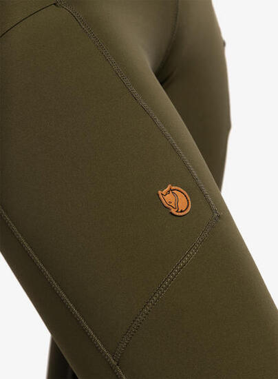 Fjällräven Abisko Trekking Tights HD W Damen (Deep Forest) Größe XL