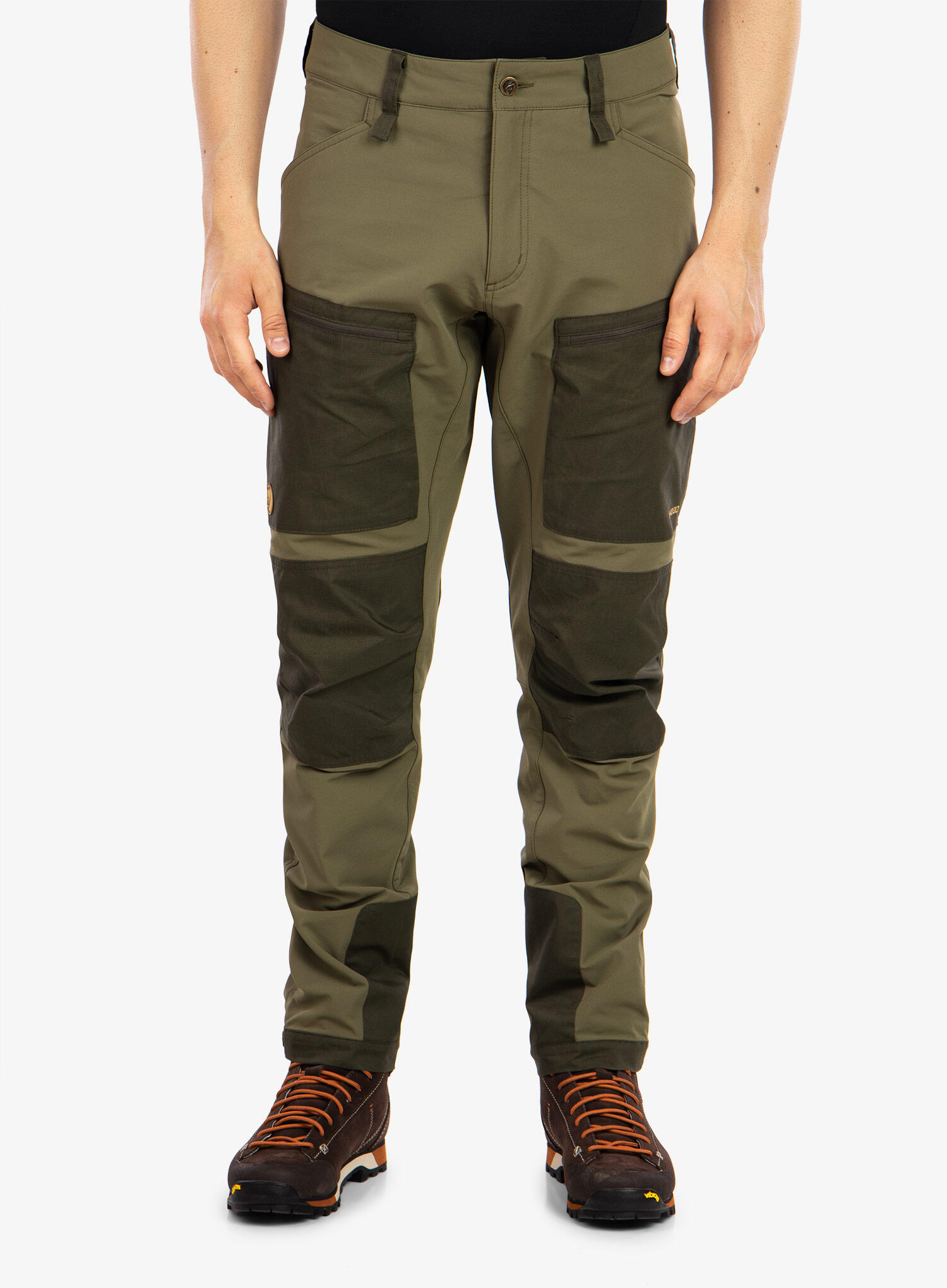 vert olive.