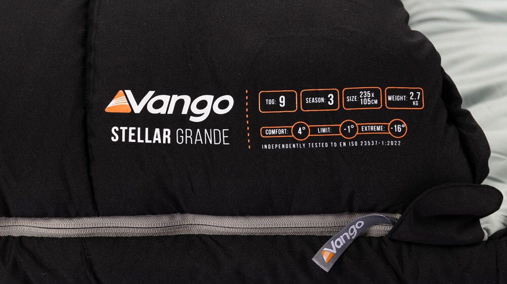 Śpiwór jednoosobowy dla dorosłych Vango Stellar Grande 4/7
