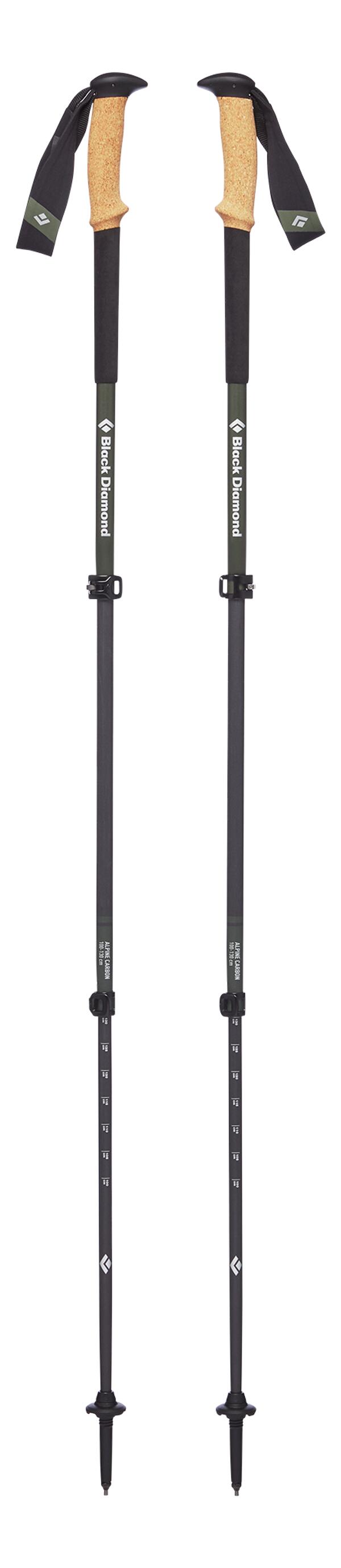 Bâtons Trek Black Diamond Alpine Carbon Cork 3 brins réglage FlickLock 61-130 cm 2/6