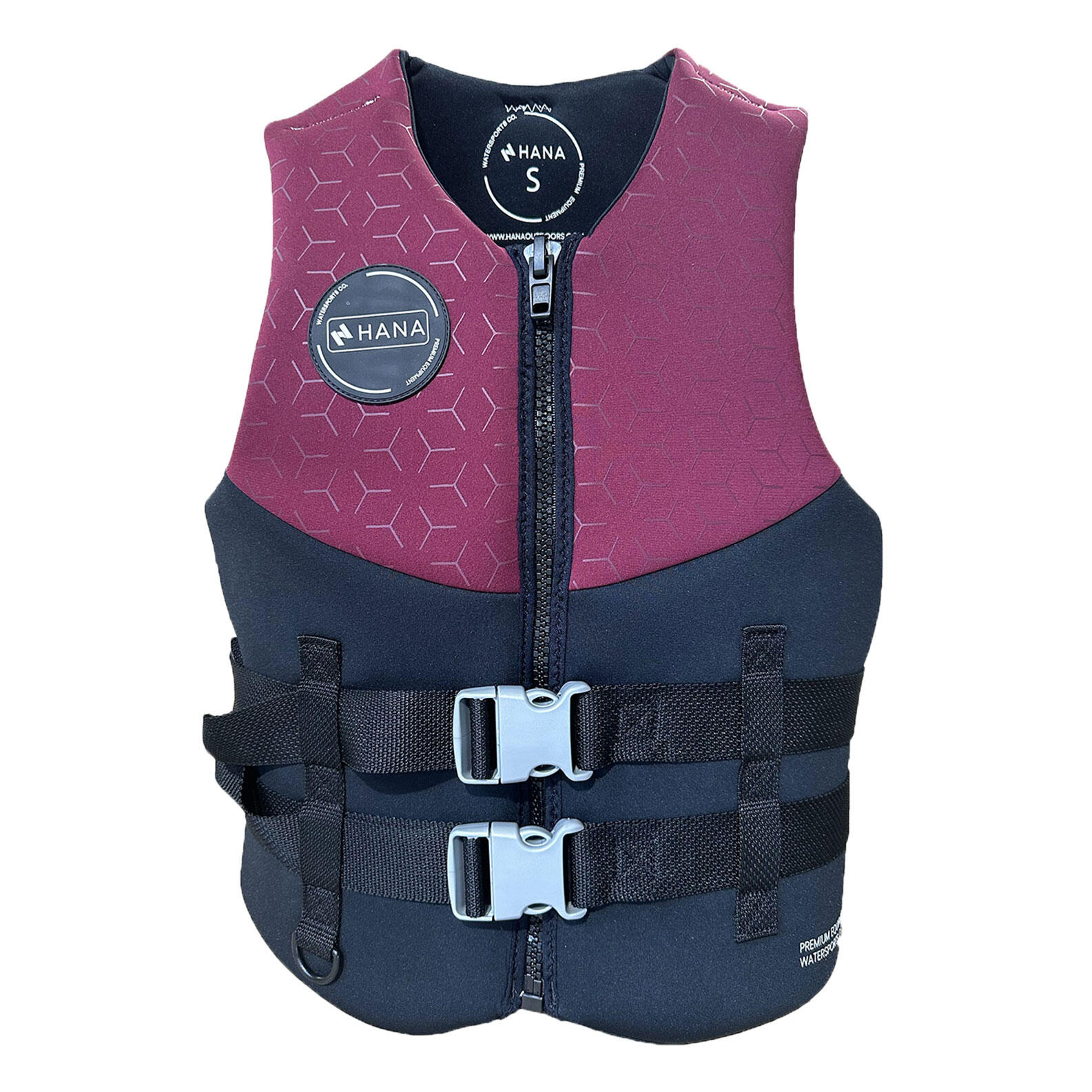 Hana Outdoors - Gilet 50n Néoprène Bordeaux - Gilet De Flottaison - Noir|rouge - 38 S - Decathlon