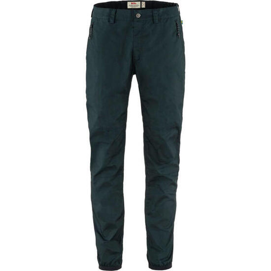 Pantalon Fjällräven Vardag Homme en G-1000 Eco Stretch Bleu Foncé