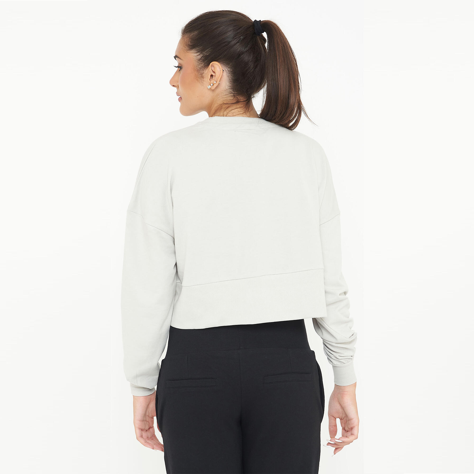 Bluza damska F ESSENCE jasnoszara