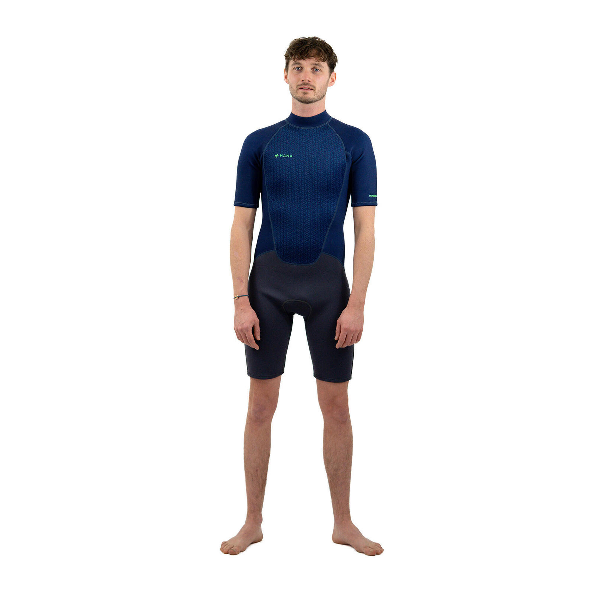 Hana Outdoors - Combinaison Néoprène Shorty - Homme 3-2mm - Combinaison De Surf - Bleu|gris|marron - 48 Xl - Decathlon