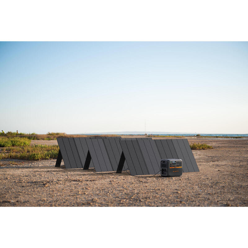 Kit stație de alimentare BLUETTI AC200PL cu panou solar 200 W