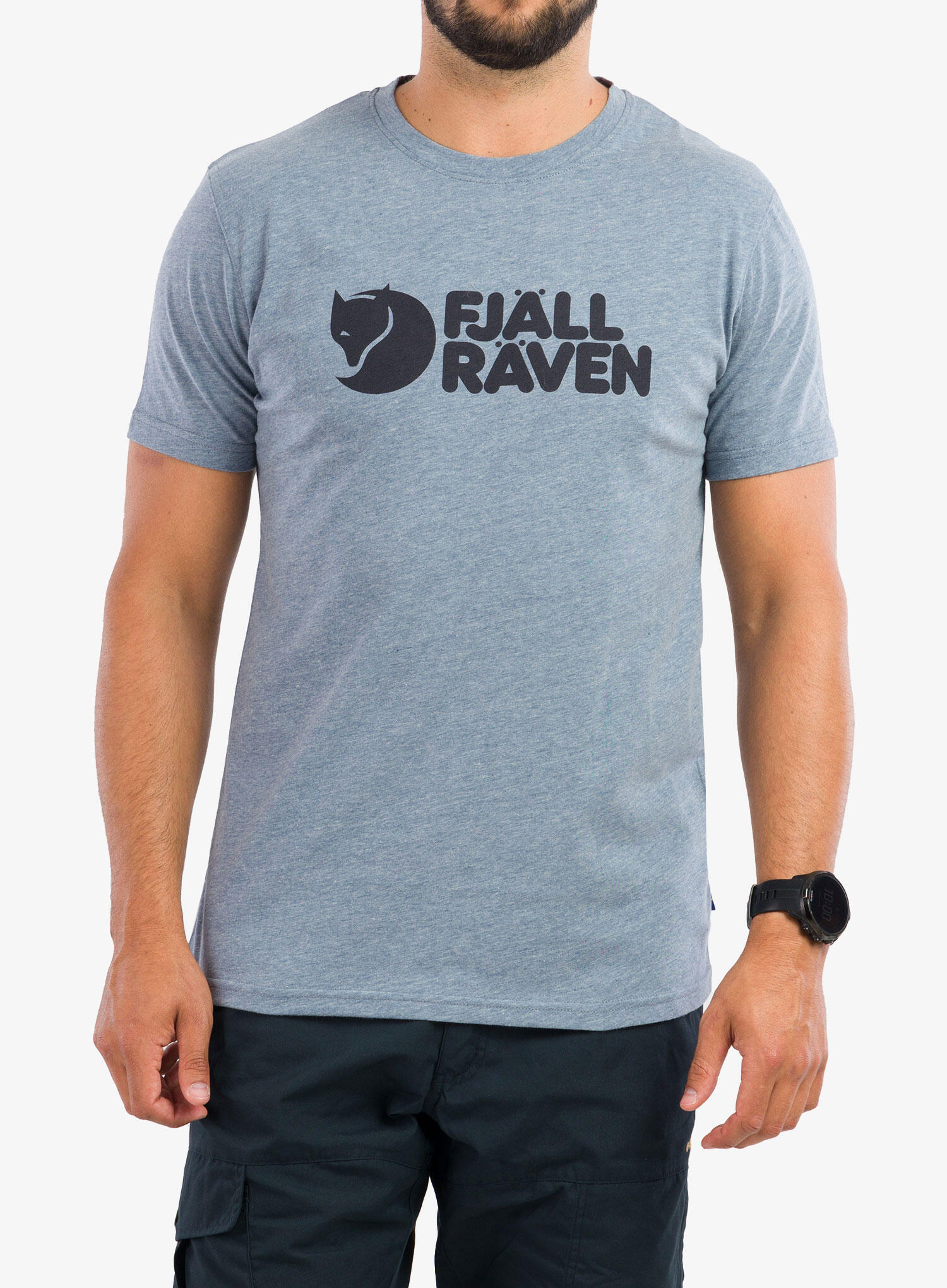 Koszulka z bawełny męska Fjallraven Logo T-shirt 6/7